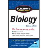 Schaum's Easy Outline of Biology, Second Edition by Fried, George; Hademenos, George, 9780071746540