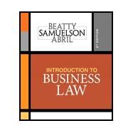 Bundle: Introduction to Business Law, 6th + MindTap Business Law, 1 term (6 months) Printed Access Card by Beatty, Jeffrey F.; Samuelson, Susan S.; Abril, Patricia, 9781337736558