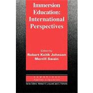 Immersion Education by Johnson, Robert Keith; Swain, Merrill, 9780521586559