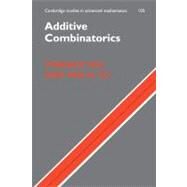 Additive Combinatorics by Terence Tao , Van H. Vu, 9780521136563