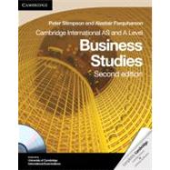 Cambridge International AS and A Level Business Studies Coursebook with CD-ROM by Peter Stimpson , Alastair Farquharson, 9780521126564