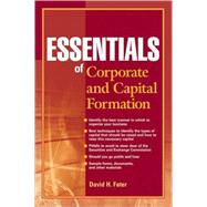Essentials of Corporate and Capital Formation by Fater, David H., 9780470496565