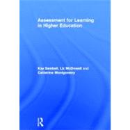 Assessment for Learning in Higher Education by Sambell; Kay, 9780415586573