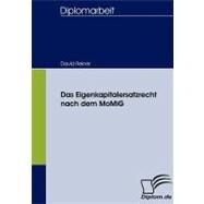 Das Eigenkapitalersatzrecht Nach Dem Momig by Reiner, David, 9783836656573