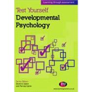 Test Yourself: Developmental Psychology; Learning through assessment by Penney Upton, 9780857256577