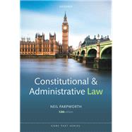 Constitutional and Administrative Law by Parpworth, Neil, 9780192856579