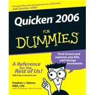Quicken 2006 For Dummies by Nelson, Stephen L., 9780764596582