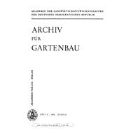 Archiv fr Gartenbau. Band 22, Heft 3 by , 9783112506592