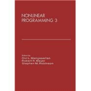 Nonlinear Programming 3 by Olvi L. Mangasarian, 9780124686601