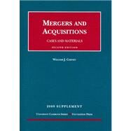Mergers and Acquisitions, Cases and Materials, 2d, 2009 Supplement by Carney, William, 9781599416601