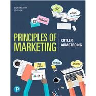 MyLab Marketing with Pearson eText -- Access Card -- for Principles of Marketing by Kotler, Philip; Armstrong, Gary, 9780135766606