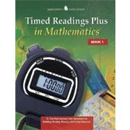 Timed Readings Plus in Mathematics : Book 3 by Glencoe;McGraw-Hill; Jamestown Education, 9780078726613