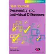 Test Yourself: Personality and Individual Differences; Learning through assessment by Penney Upton, 9780857256614