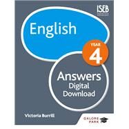 English Year 4 Answers by Victoria Burrill, 9781471896620