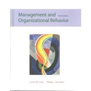 Management and Organizational Behavior by Cook, Curtis W.; Cook; Hunsaker, Phillip L., 9780072396621