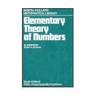Elementary Theory of Numbers by Sierpinski, Waclaw, 9780444866622