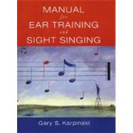 Manual Ear Tra/Sgh Sing W/ CD by Karpinski,Gary, 9780393976632