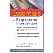 Essentials of Response to Intervention by VanDerHeyden, Amanda M.; Burns, Matthew K., 9780470566633