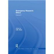 Emergency Research Ethics by Author, 9781315256634