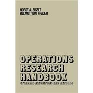 Operations Research Handbook by Eiselt, Horst A.; Frajer, Helmut Von, 9781349036646