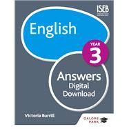 English Year 3 Answers by Victoria Burrill, 9781471896651