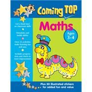 Coming Top Maths Ages 3-4 Get A Head Start On Classroom Skills - With Stickers! by Jones, Jill, 9781861476654