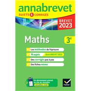 Annales du brevet Annabrevet 2023 Maths 3e by Bernard Demeillers; Emmanuelle Michaud, 9782401086654