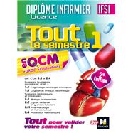 IFSI Tout le semestre 1 en QCM et QROC - Diplme infirmier - 2e dition by Kamel Abbadi; Richard Planells; Yann Riou; Priscilla Benchimol; Jacques Birouste; Patrice Bourgeois;, 9782216146659