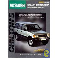 Chilton's Mitsubishi Pick-Ups and Montero 1983-95 Repair Manual by Chilton Book Company, 9780801986666