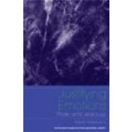 Justifying Emotions: Pride and Jealousy by Kristjansson,Kristjan, 9780415266673