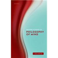Oxford Studies in Philosophy of Mind Volume 2 by Kriegel, Uriah, 9780192856685