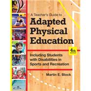 Adapted Physical Education by Block, Martin E., 9781598576696