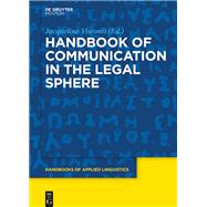 Handbook of Communication in the Legal Sphere by Visconti, Jacqueline; Rathert, Monika (CON), 9781614516699