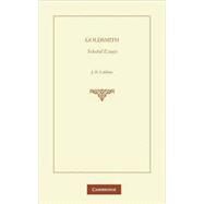 Goldsmith: Selected Essays by O. Goldsmith , Edited by J. H.  Lobban, 9780521126700