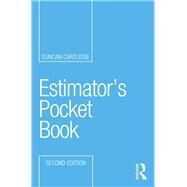 Estimator's Pocket Book by Cartlidge, Duncan, 9781138366701