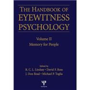 Handbook Of Eyewitness Psychology 2 Volume Set by Toglia; Michael P., 9781138876712