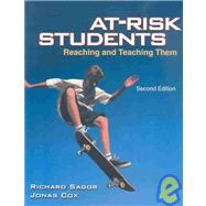 At-Risk Students by Sagor, Richard, 9781930556713