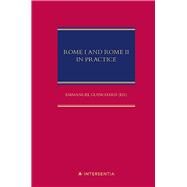 Rome I and Rome II in Practice by Guinchard, Emmanuel, 9781780686714