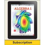 Glencoe Algebra 1 2018, eStudent Edition + ISG Bundle (1-1), 1-year subscription by Mcgraw Hill, 9780079056719