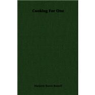 Cooking for One by Russell, Marjorie Baron, 9781406716719
