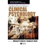 Handbook of Research Methods in Clinical Psychology by Roberts, Michael C.; Ilardi, Stephen S., 9780631226734