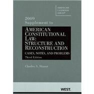 American Constitutional Law 2009 by Shanor, Charles A., 9780314206749