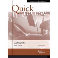 Quick Review of Contracts by Brain, Robert D., 9781683286769