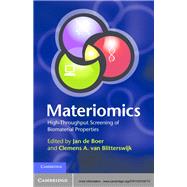 Materiomics by De Boer, Jan; Van Blitterswijk, Clemens, 9781107016774