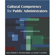 Cultural Competency for Public Administrators by Gooden; Susan T, 9780765626776