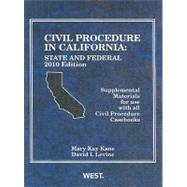 Civil Procedure in California by Kane, Mary Kay, 9780314906779