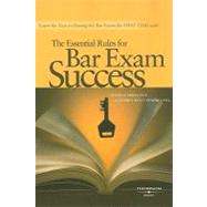 The Essential Rules for Bar Exam Success by Friedland, Steven I.; Shapiro, Jeffery Scott, 9780314176783