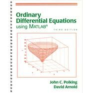 Ordinary Differential Equations Using Matlab by Polking, John, 9780131456792