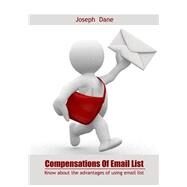 Compensations of Email List by Dane, Joseph, 9781505716795