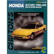 Chilton's Honda: Accord/Prelude 1984-95 Repair Manual by Chilton Book Company, 9780801986802